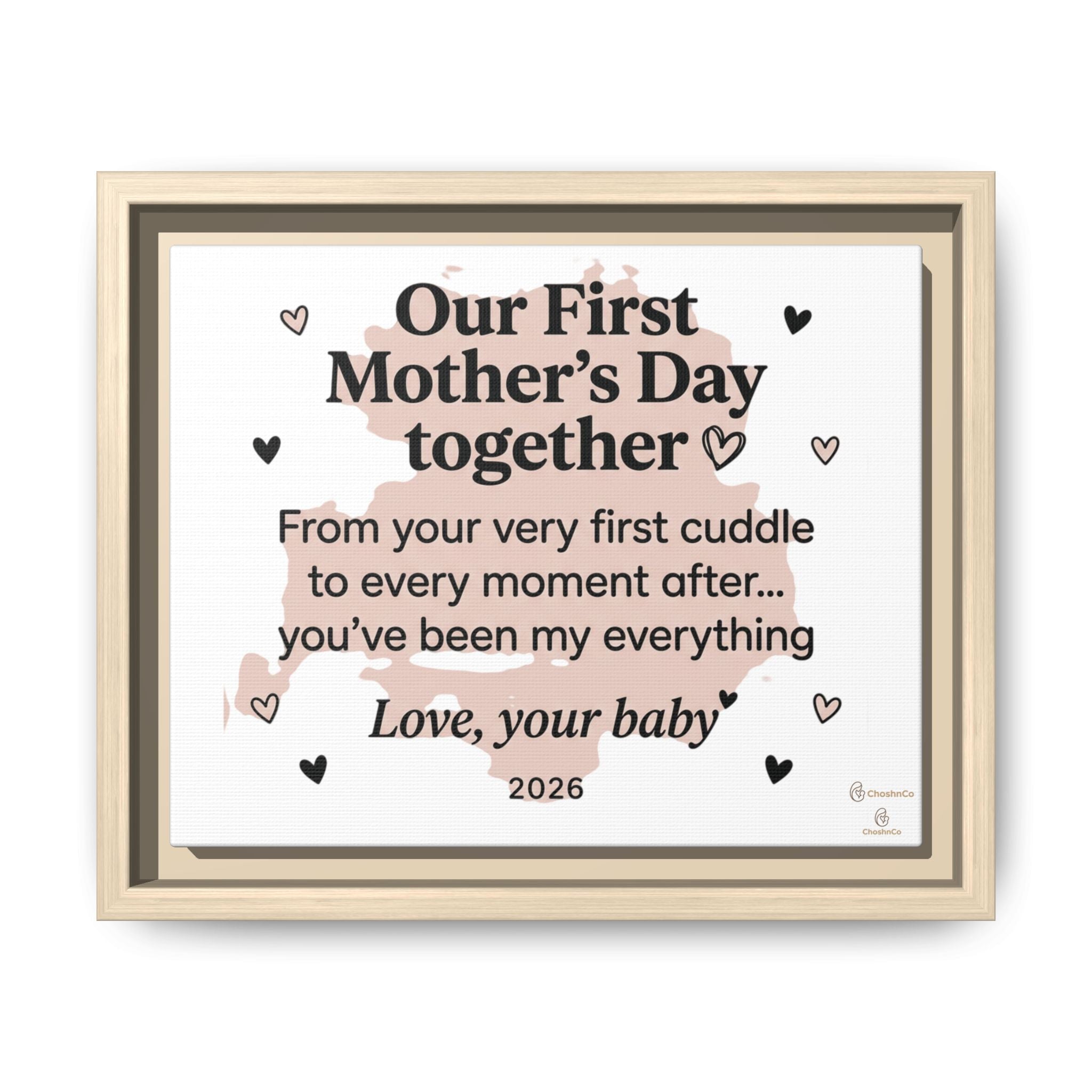 First Mother’s Day Canvas, Framed (Multi-color)