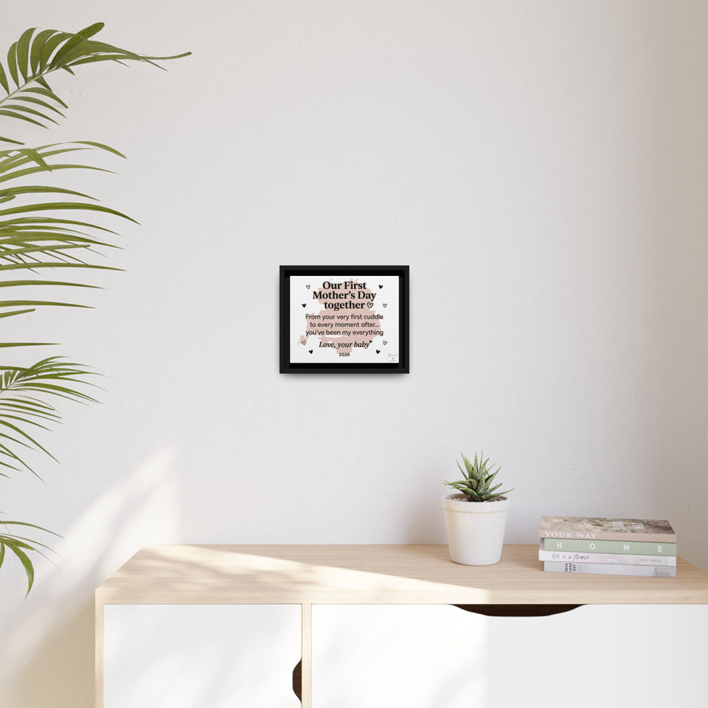 First Mother’s Day Canvas, Framed (Multi-color)