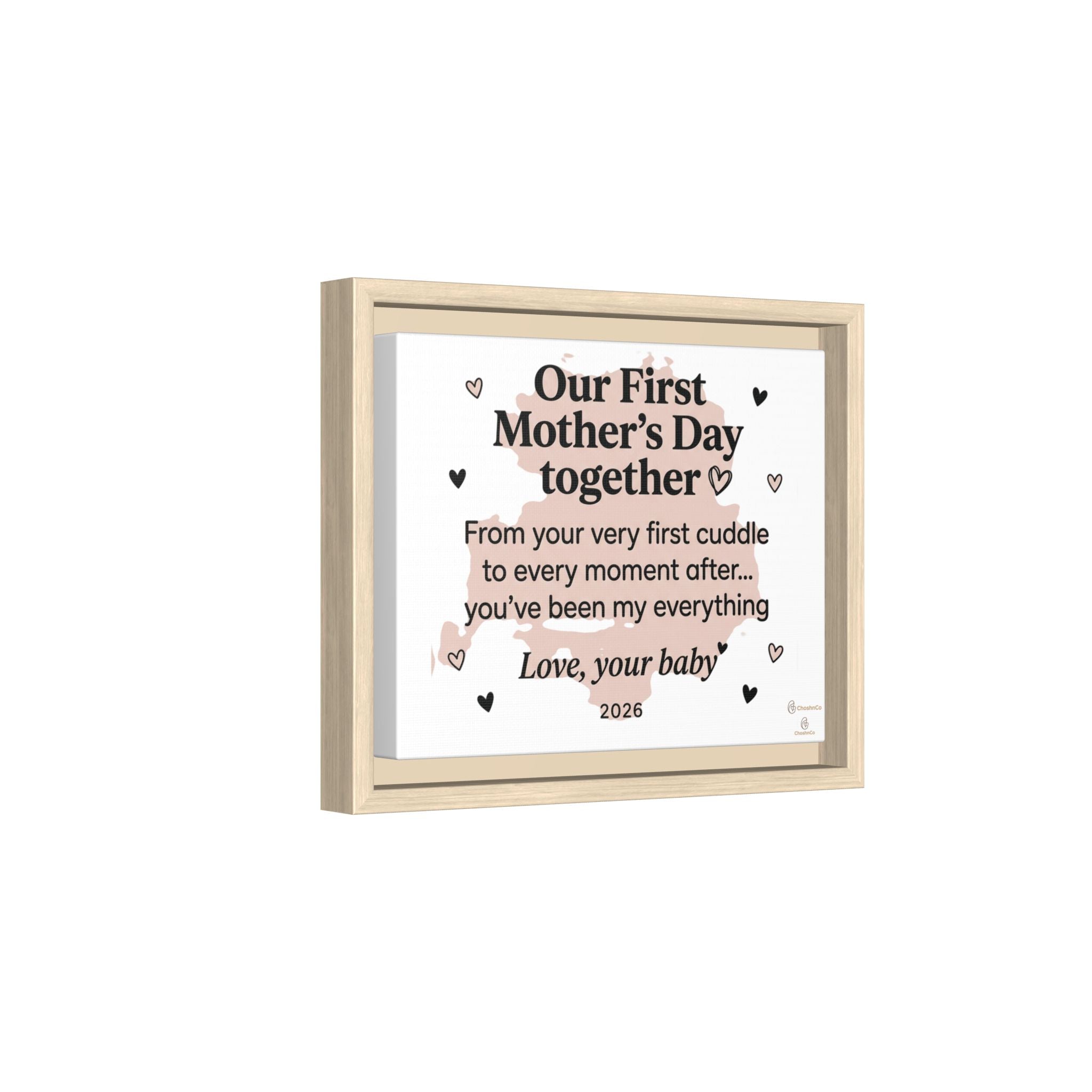 First Mother’s Day Canvas, Framed (Multi-color)