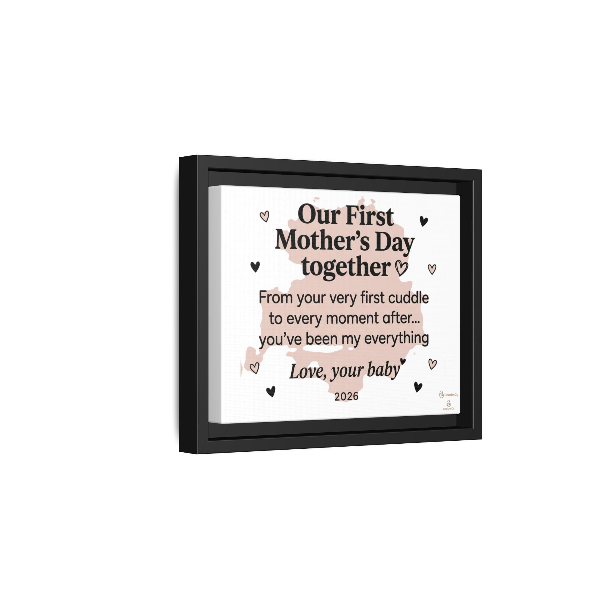 First Mother’s Day Canvas, Framed (Multi-color)