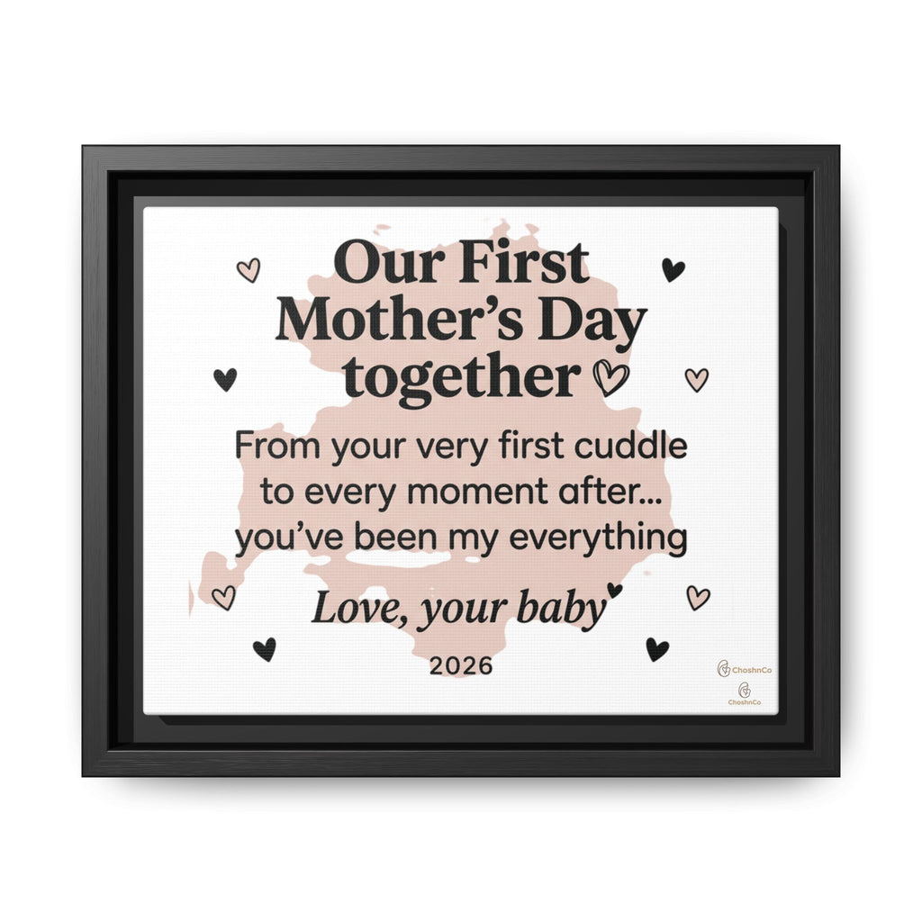 First Mother’s Day Canvas, Framed (Multi-color)