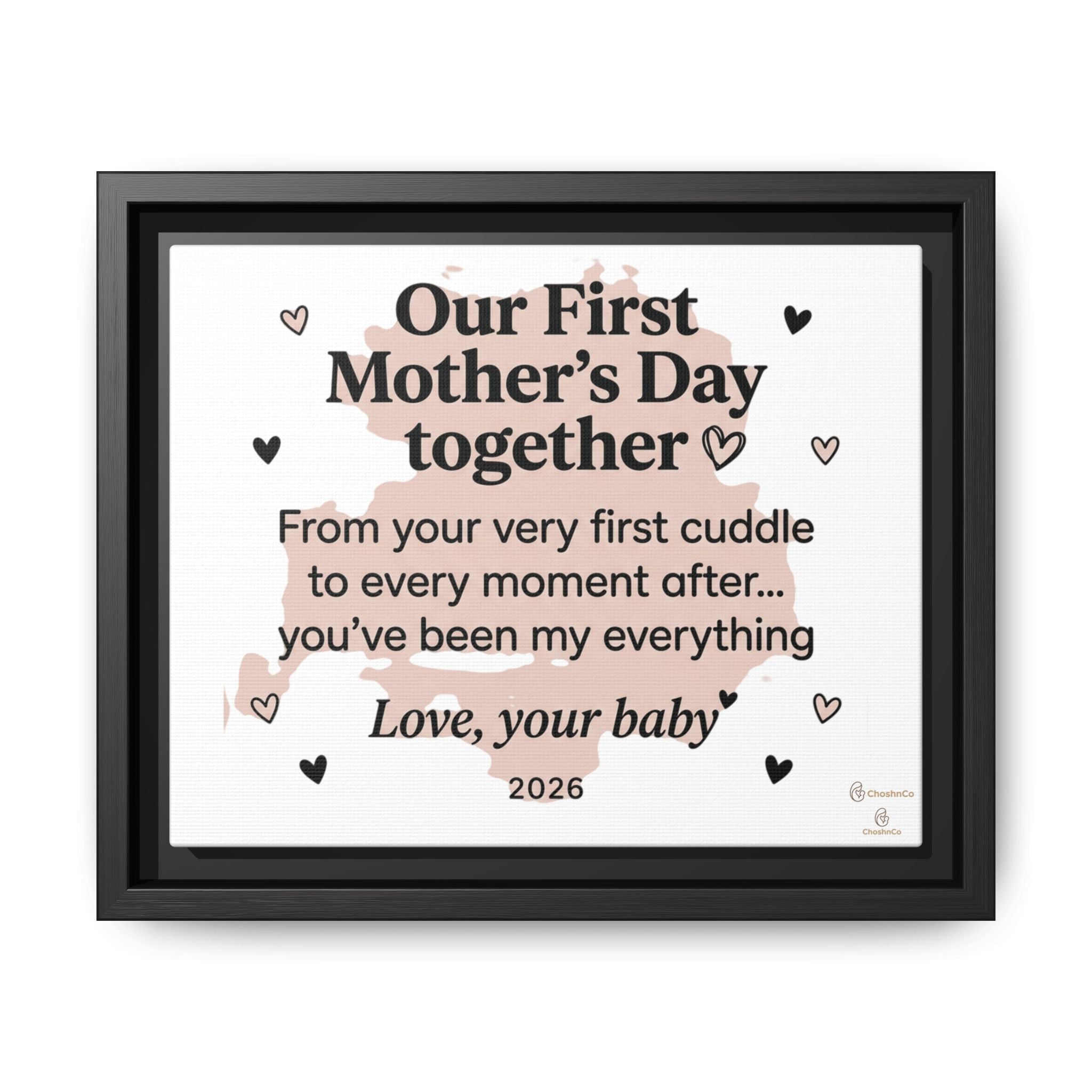 First Mother’s Day Canvas, Framed (Multi-color)