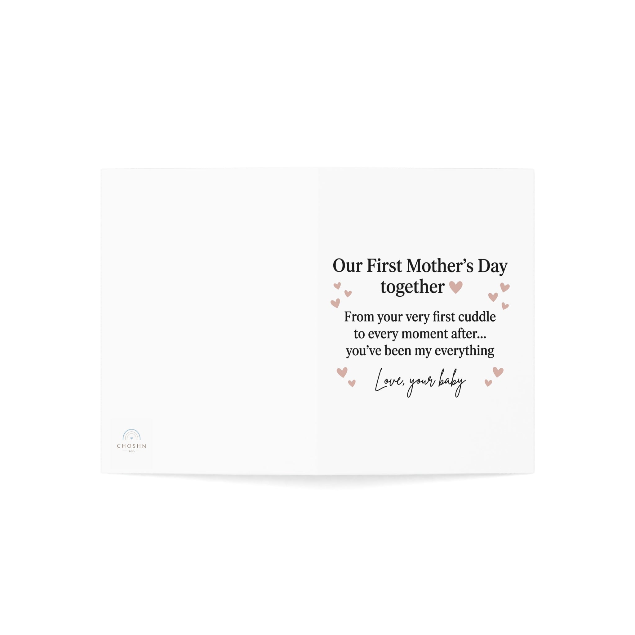 First Mother’s Day Card