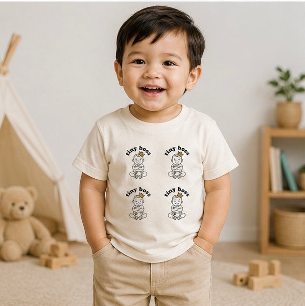 “Tiny Boss” Toddler Tee