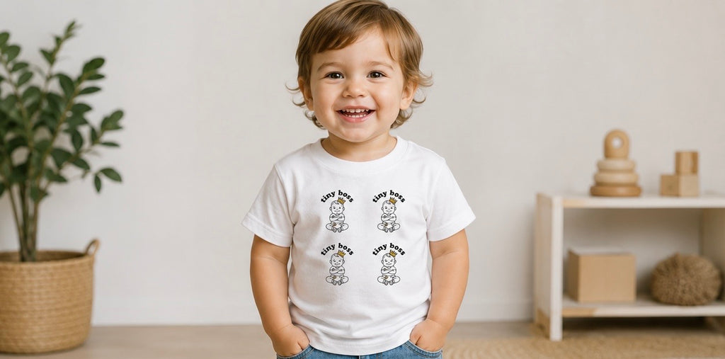 “Tiny Boss” Toddler Tee